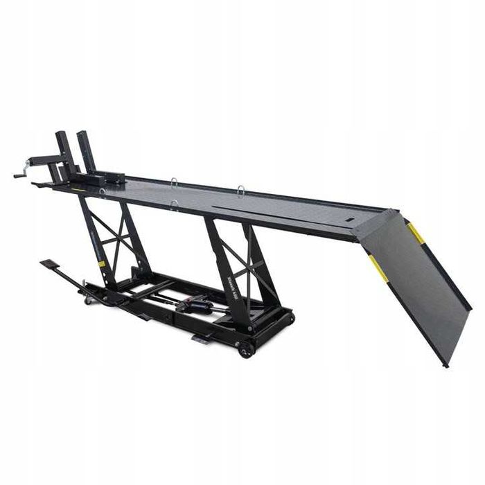 Profesjonalny Motocyklowy PODNOŚNIK 450kg uchwyt na koło 760mm WEBER