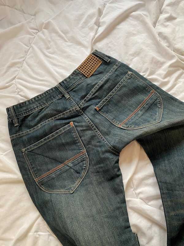 Spodnie jeansy na gumce Zara 164cm S/XS