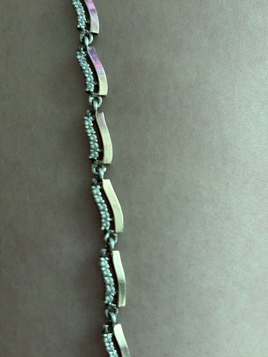 Срібний браслет з позолотою