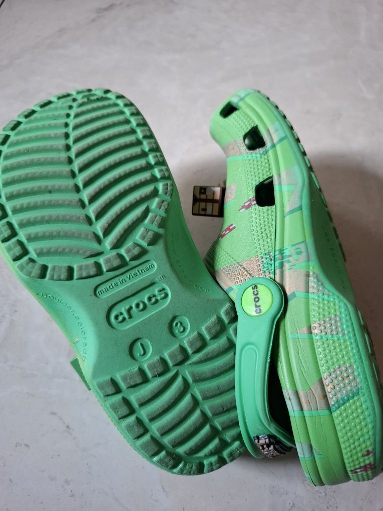 Crocs Minecraft Zielone