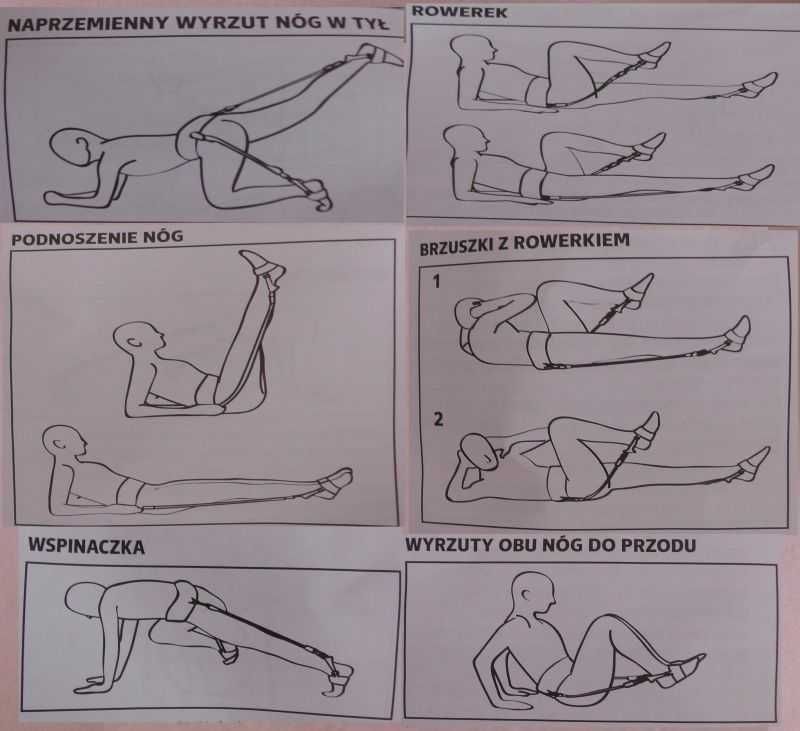Pas do ćwiczeń z taśmami oporowymi