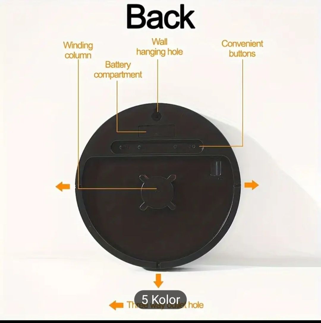 Zegar LED ścienny