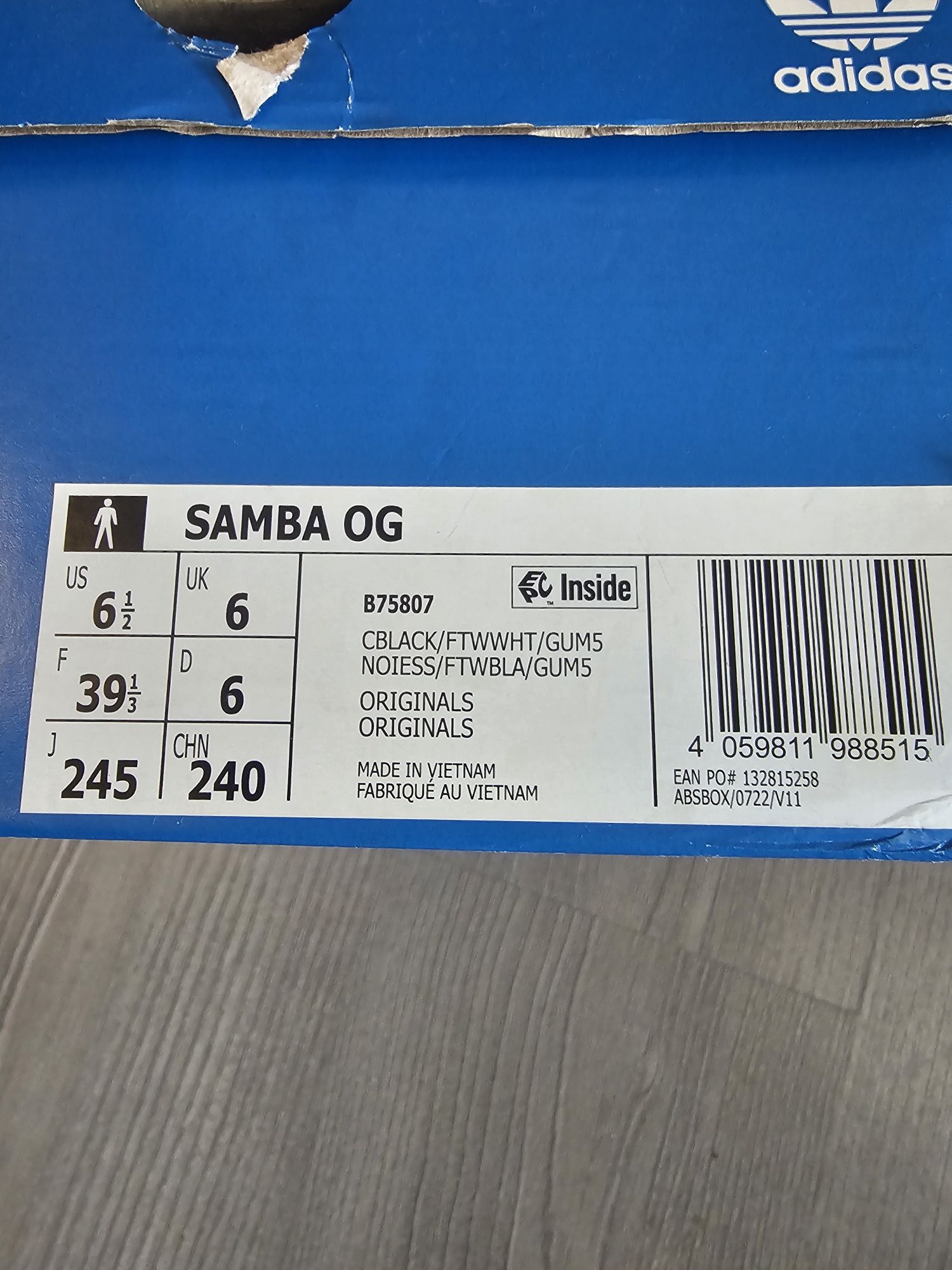 Adidas Samba pretos