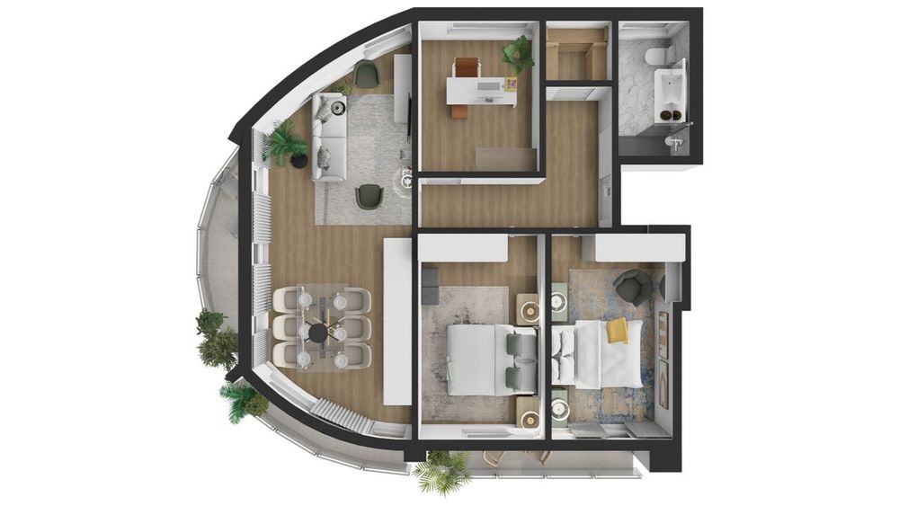 Apartamento T2 + 1 Renovado · Cortegaça