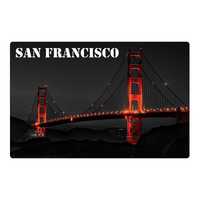Magnes na lodówkę San Francisco Golden Gate nocą USA
