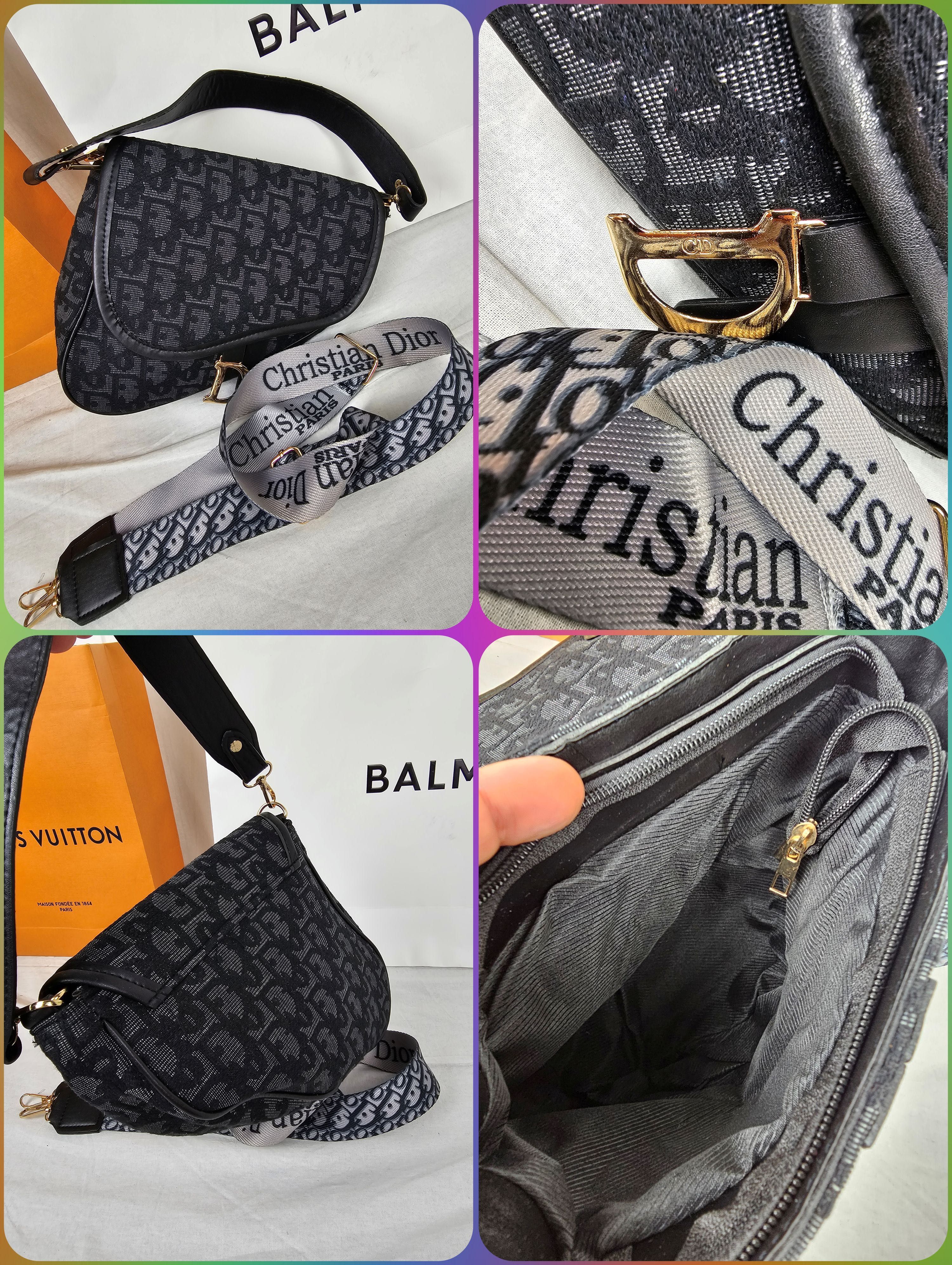 Torebka siodło Christian Dior z monogram torebka damska