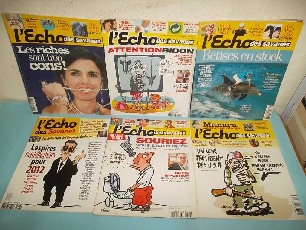 31 revistas L'ECHO DES SAVANES banda desenhada