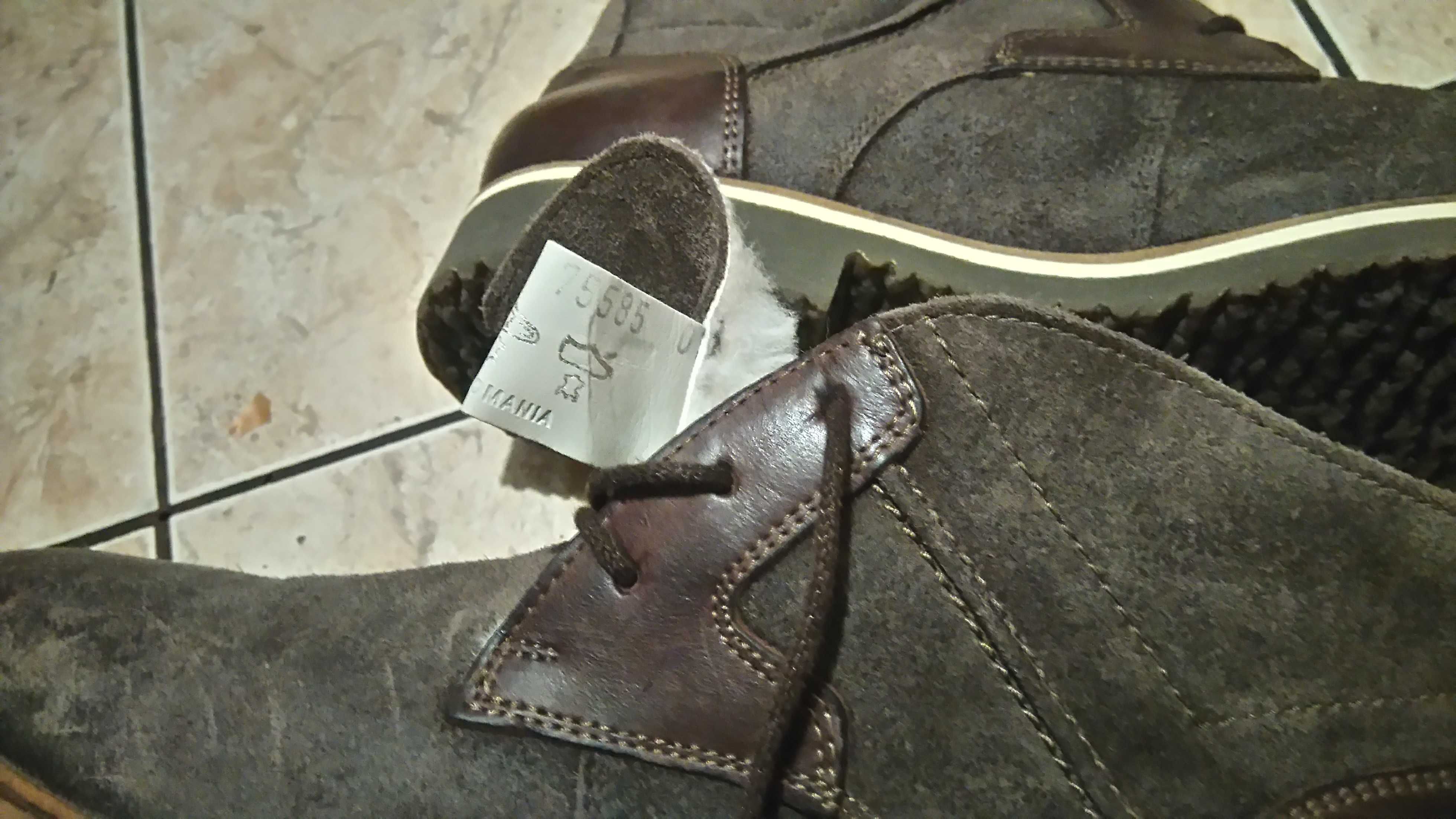 nowe buty zimowe Lloyd Veneto Gore-Tex - skóra w środku kożuch r. 40
