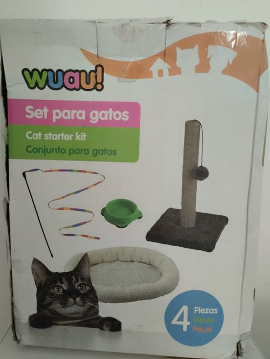 Conjunto para Gatos Wuau novo