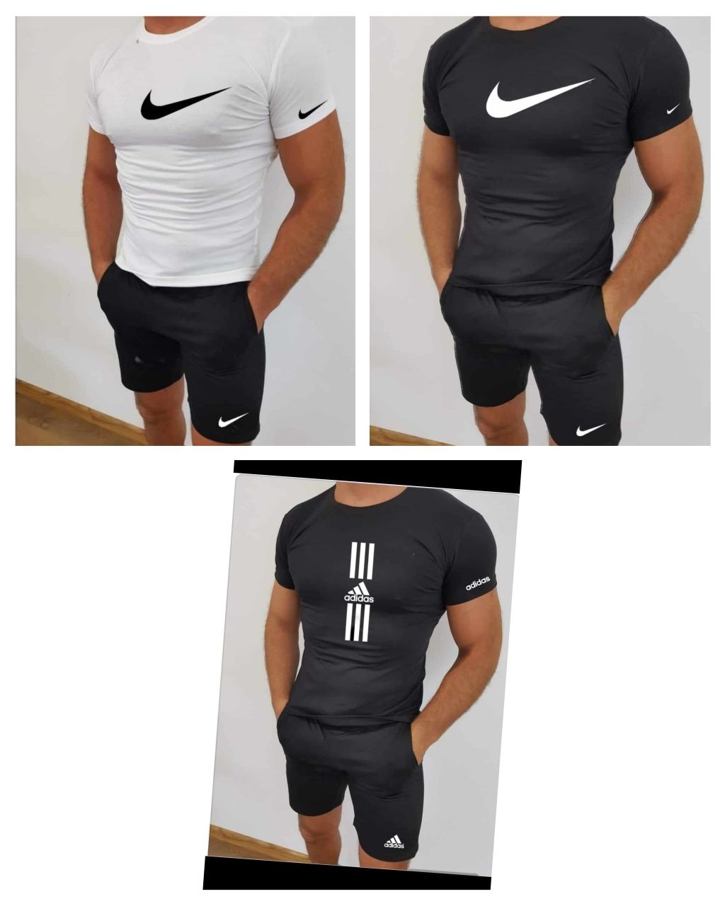 Komplet koszulka plus spodenki męskie Nike