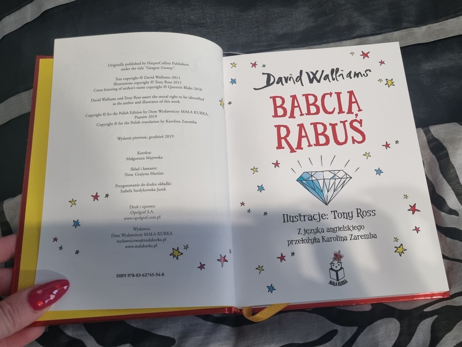 Książka nowa Babcia Rabuś David Walliams