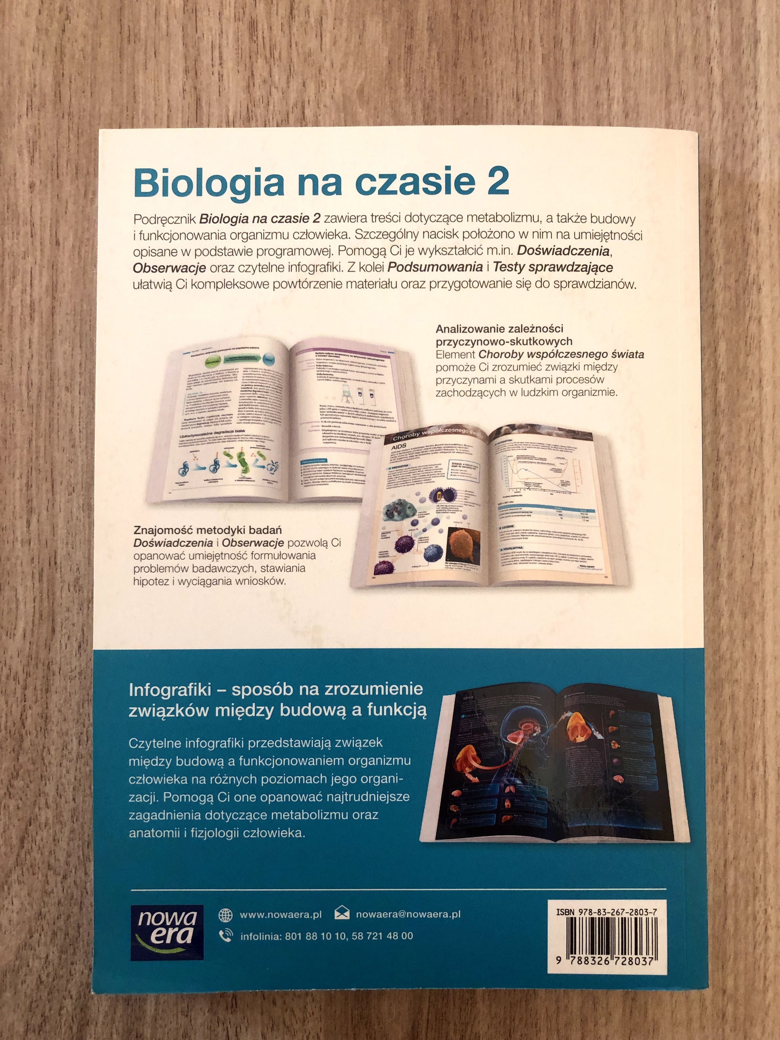 Biologia na czasie 2 (zakres rozszerzony) Nowa Era, PO GIMNAZJUM