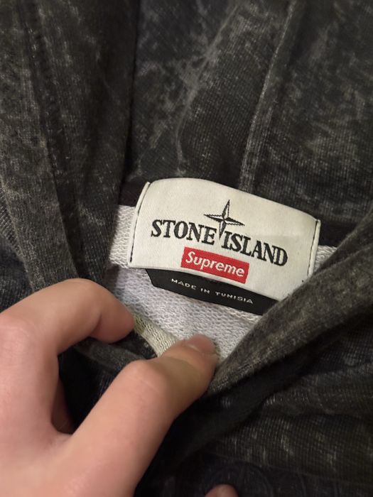 Stone Island x Supreme hoodie