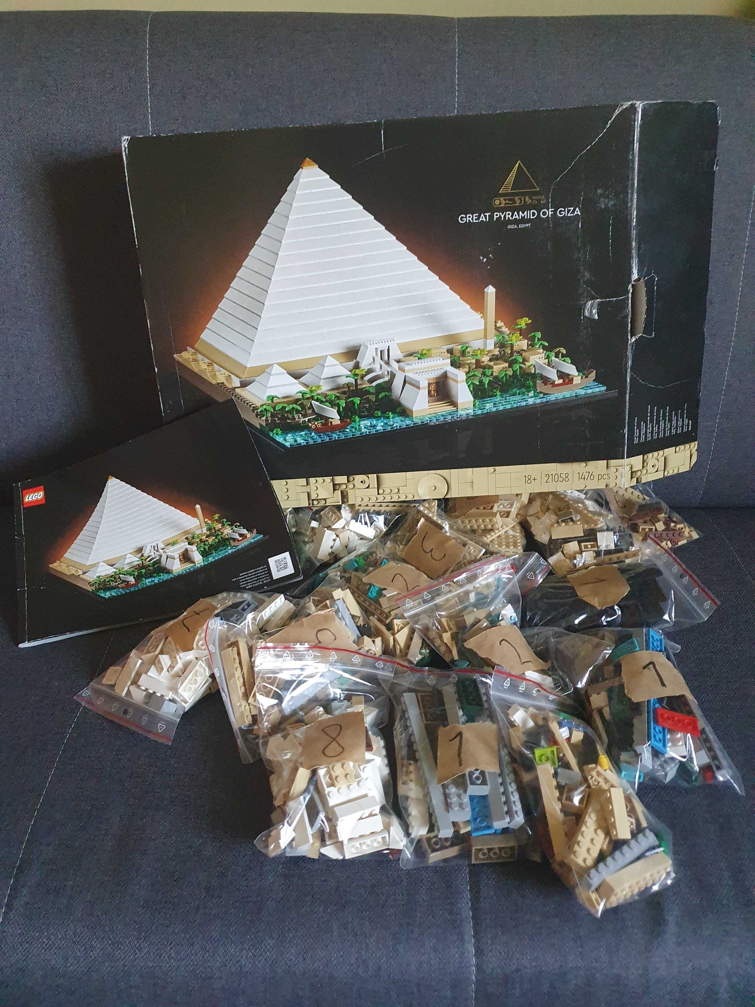 Lego architecture piramida 21058