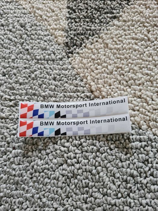 Komplet naklejek Motorsport International listwy boczne nowy zamiennik