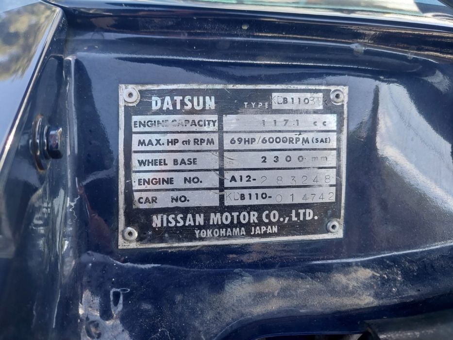 Datsun 1200 ja restaurado