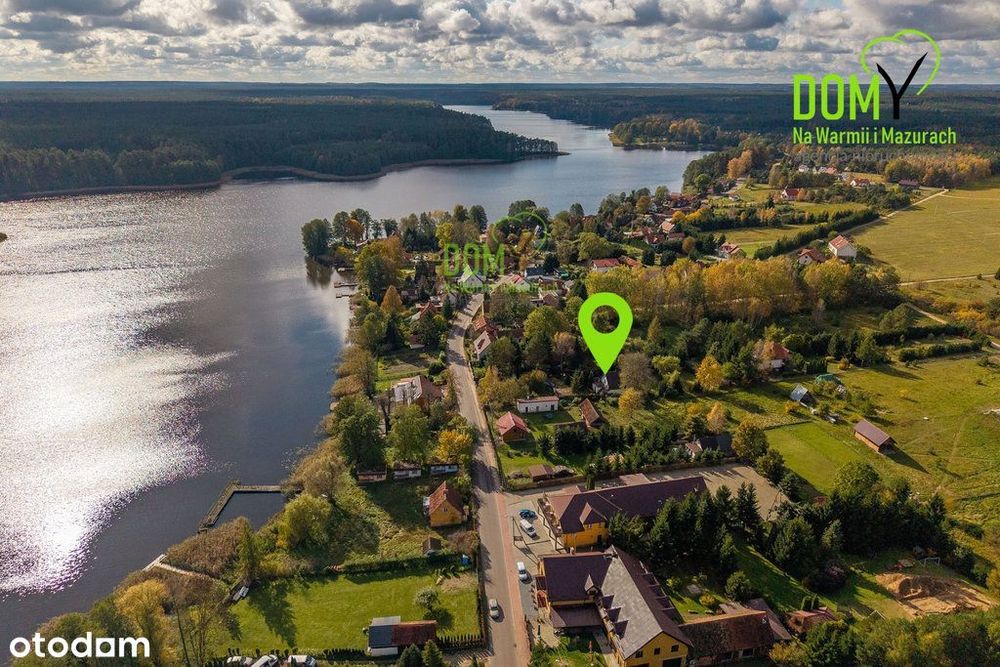 Dom w drugiej linii od jeziora Omulew