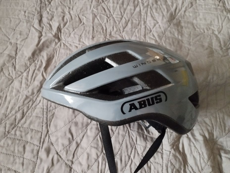Nowy kask rowerowy ABUS Wingback roz. M 52-58cm szosowy kolarski szary