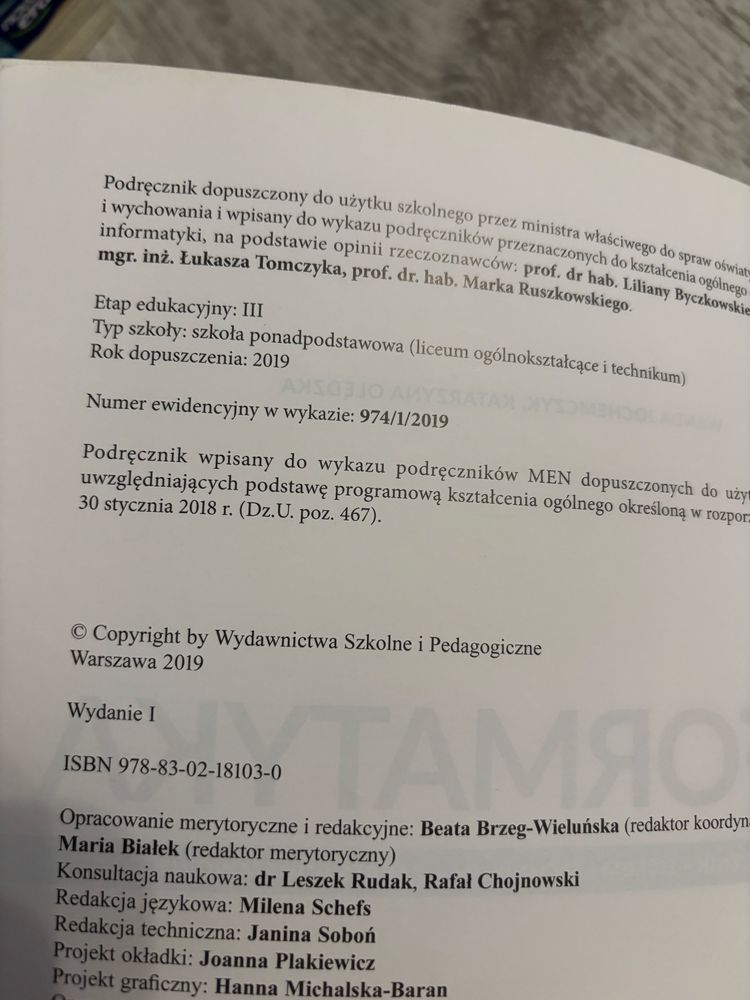 Informatyka klasa 1