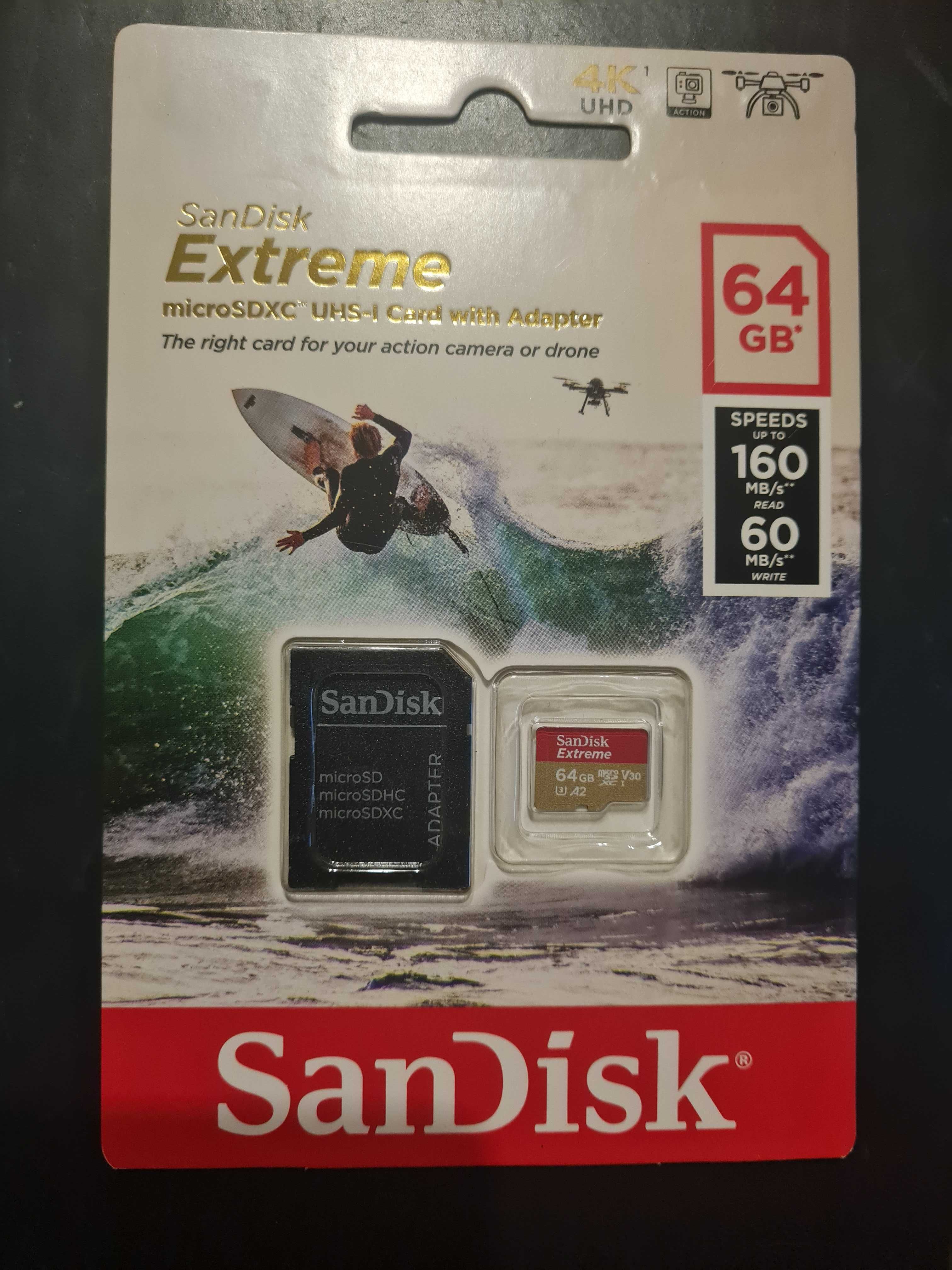 Карта памяті SanDisk Extreme 64GB