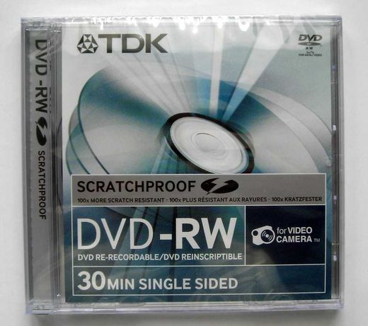 Płyta do kamer TDK DVD-RW 8cm SCRATCHPROOF 1,4GB