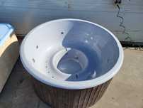 Balia 200cm pokrywa stelaż metalowy jacuzzi beczka SPA