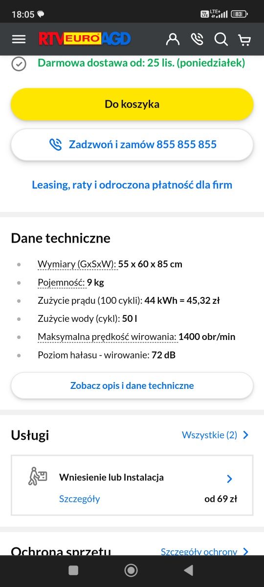 Pralka i suszarka