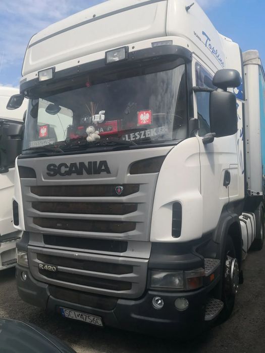 Scania R420  SCANIA R420+ naczepa