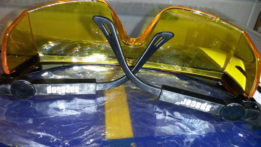 Óculos Protecção com Regulação Cor Ambar (NOVO)