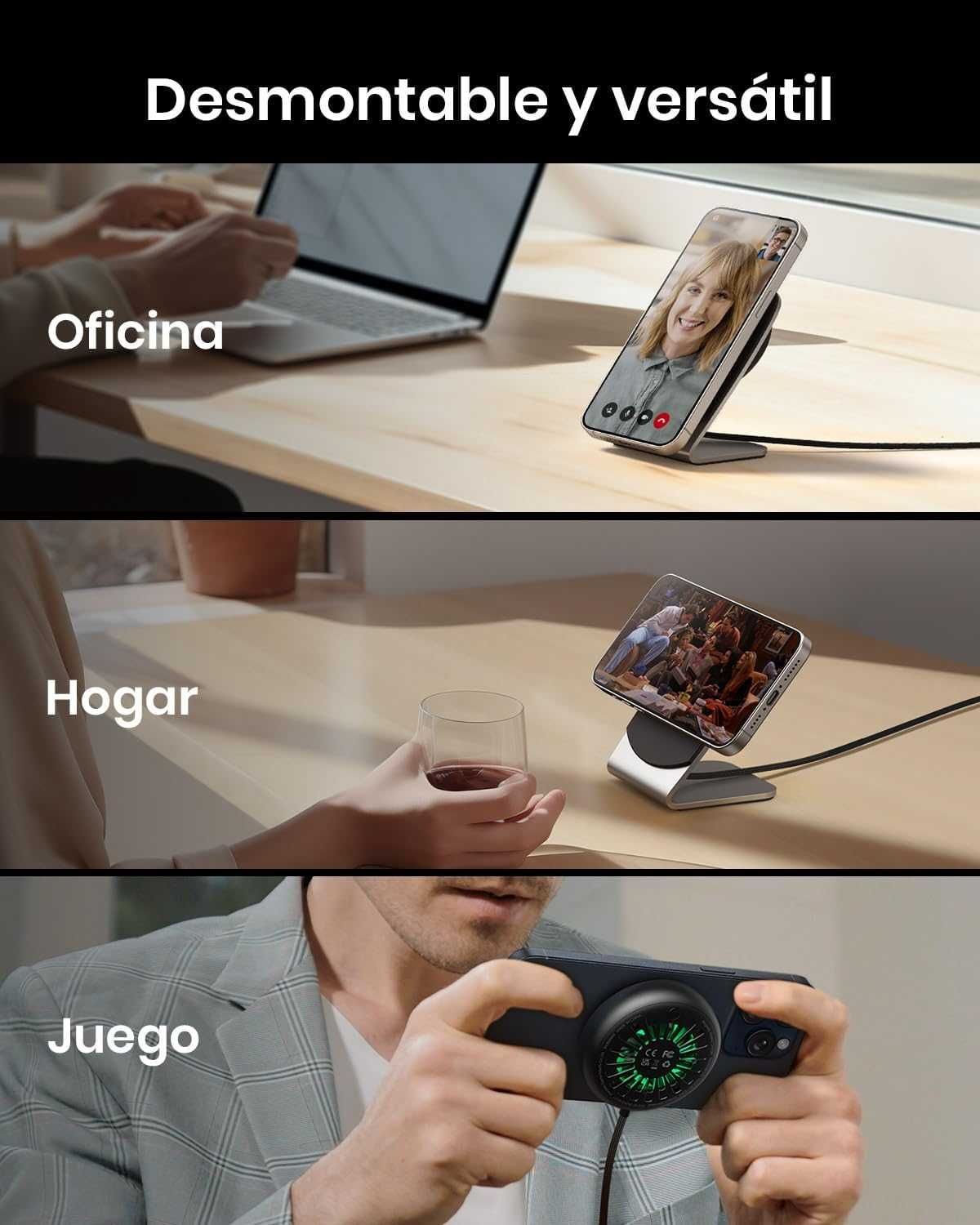 Carregador Wireless Magsafe INIU Basic 15W Ventilado