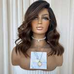 nowa naturalna peruka lace front 100% ludzki wlos na co dzien