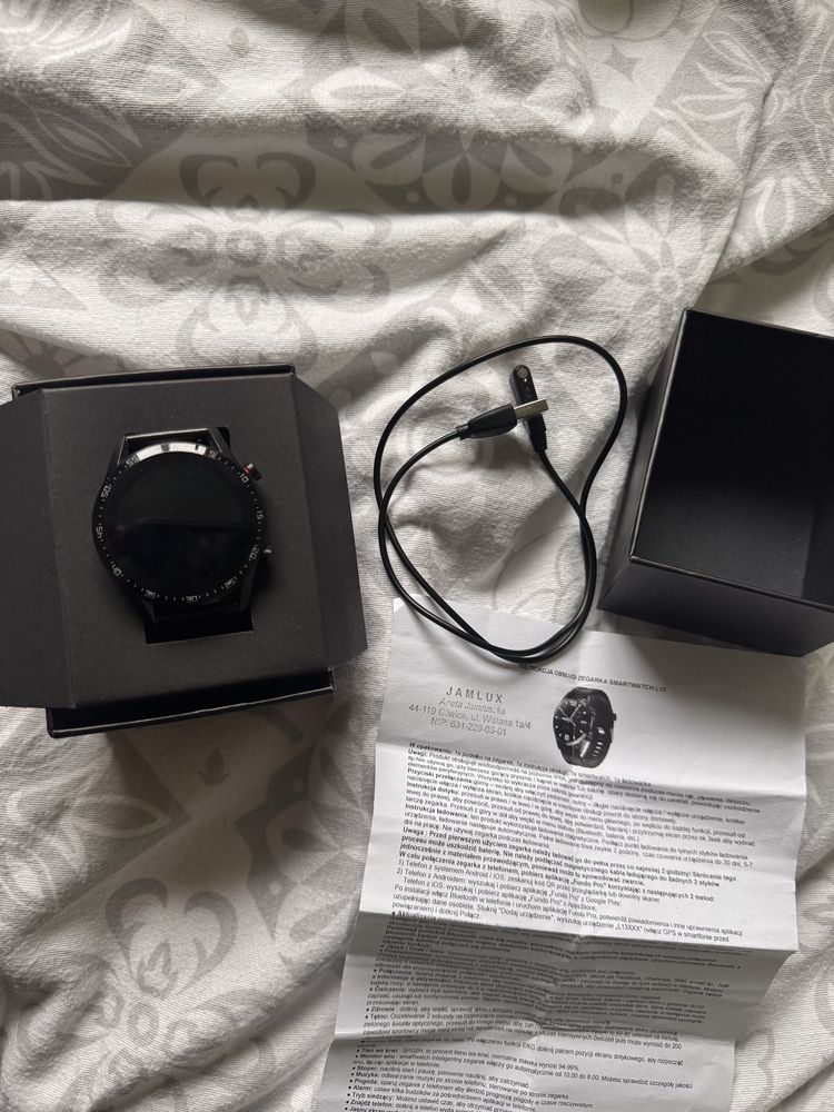 Zegarek smartwatch L13 ekg oled rozmowy