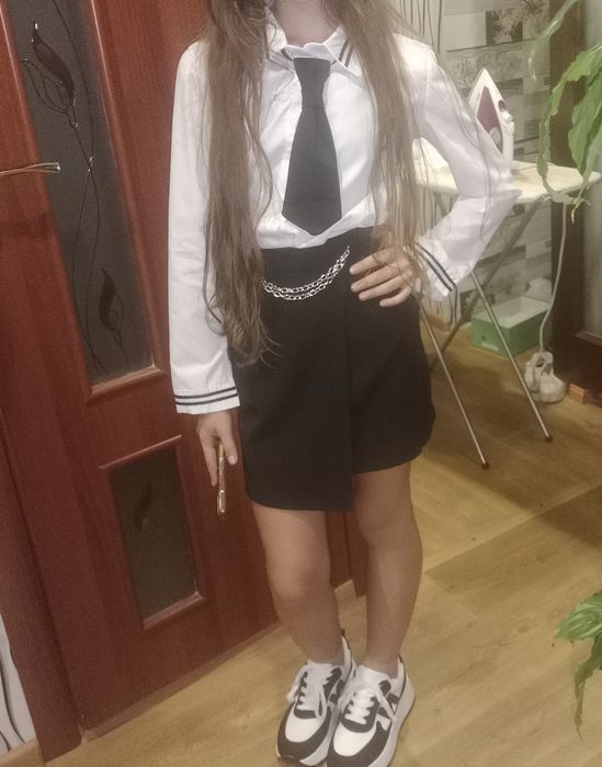 Юбочка шкільна чорна