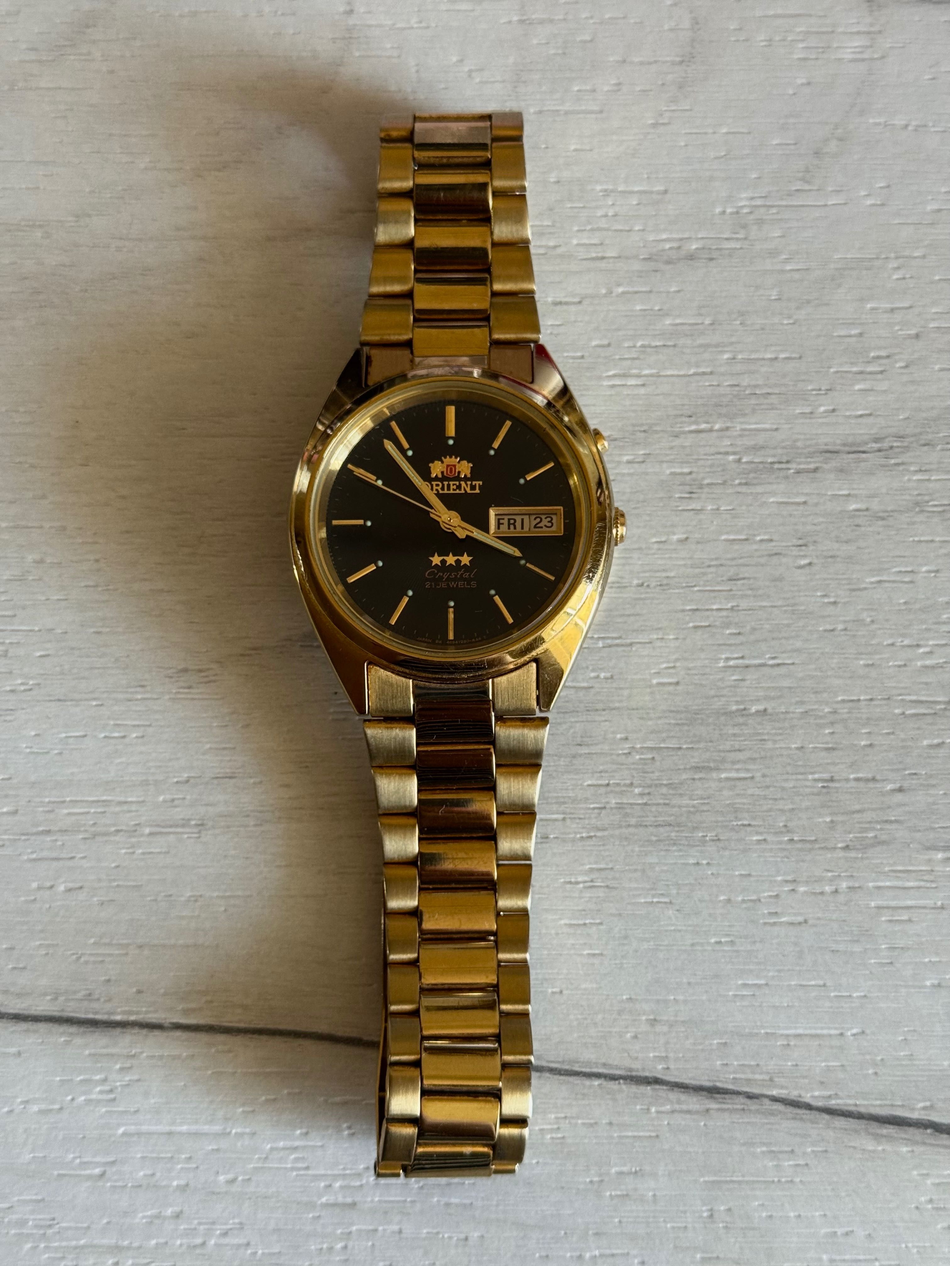 Часи чоловічі ORIENT CRYSTAL 21 jewels
