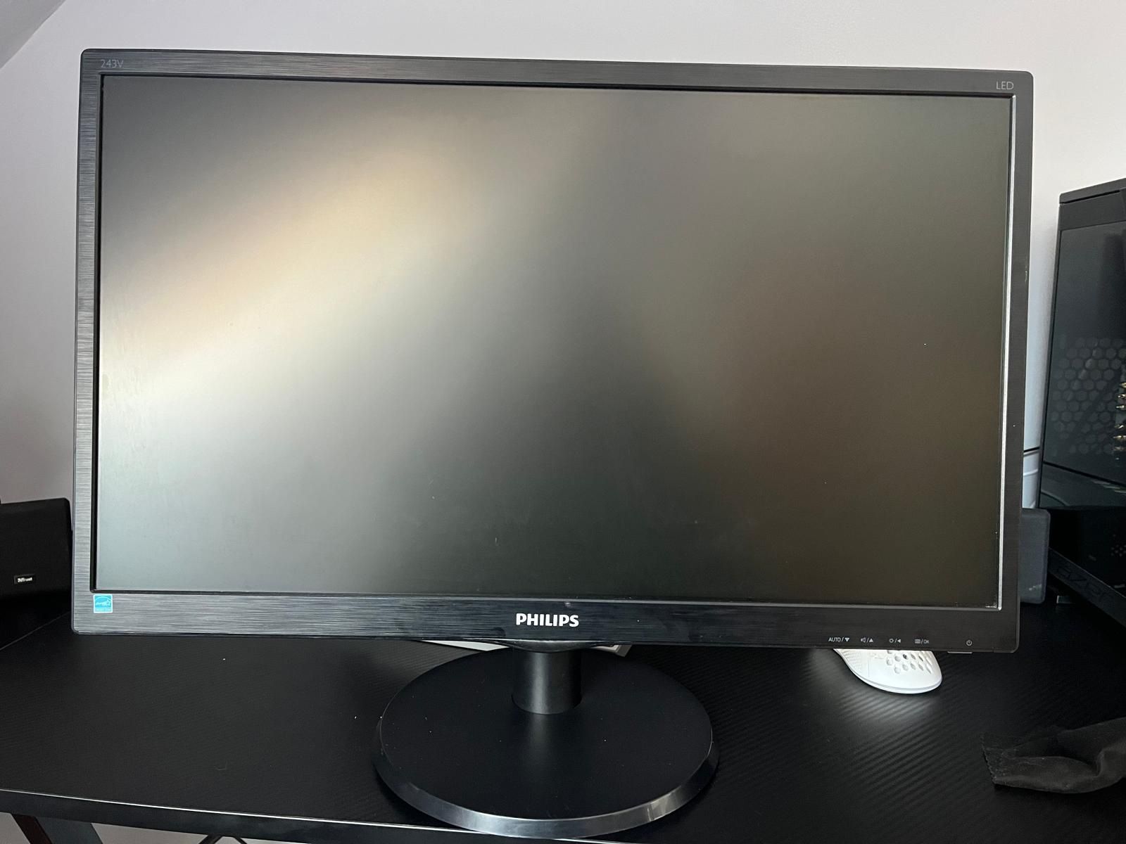Monitor Philips 243V5L – 24 cale Full HD HDMI VGA DVI GRATISY