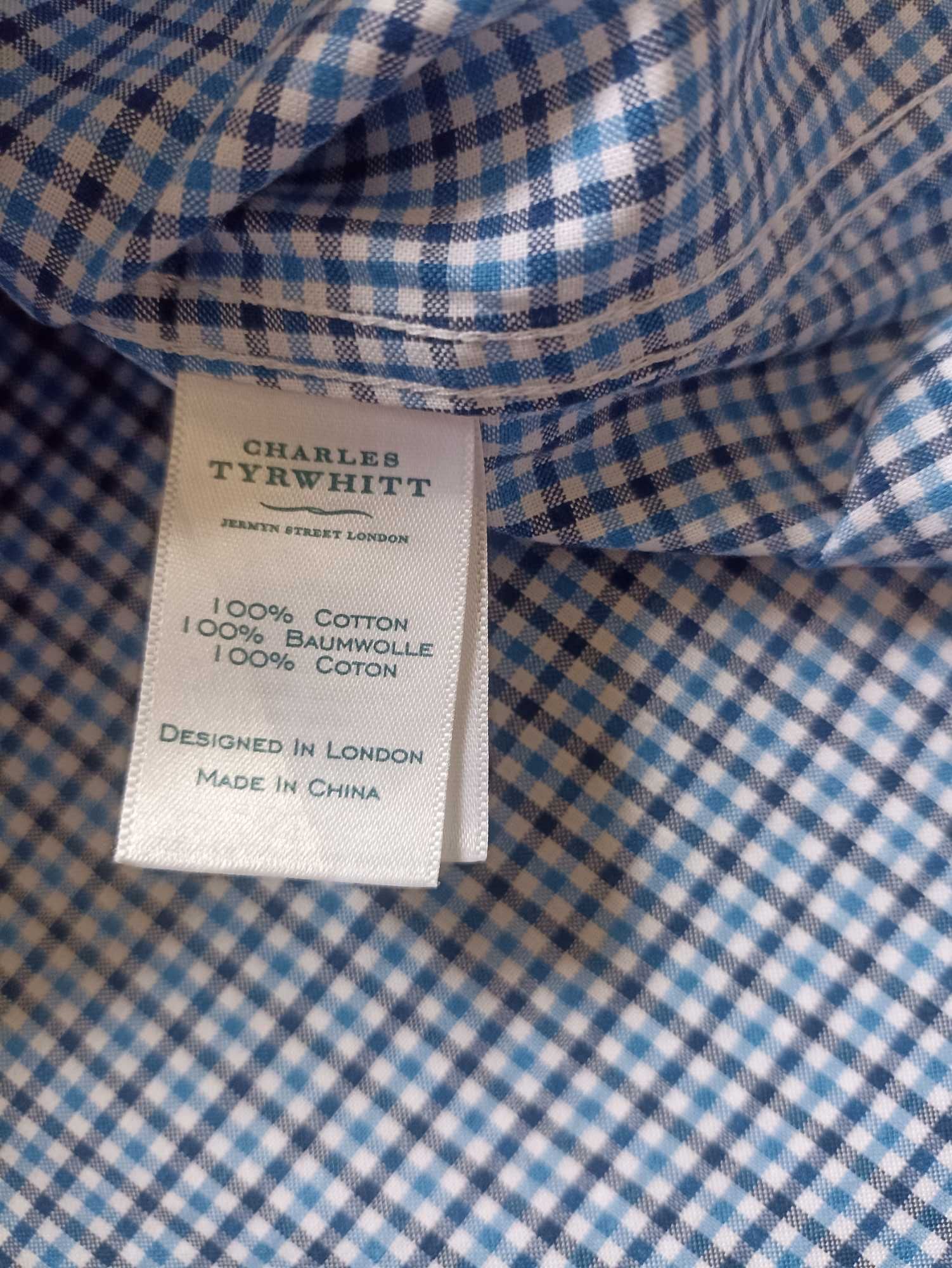Męska koszula, Charles Tyrwhitt, rozmiar L, nowa bez metki