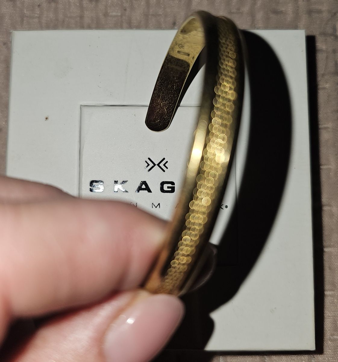 SKAGEN Bransoletka .stał chirurgiczna kolor złoty
