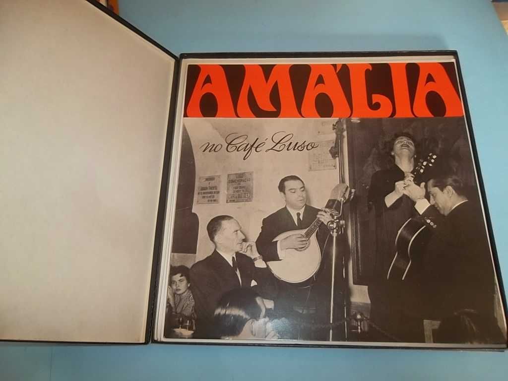 LP - Amália Rodrigues – No Café Luso (box set) 1974