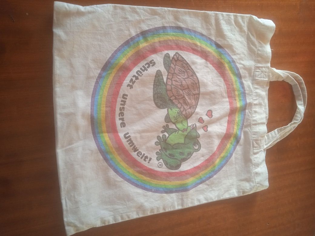Sacos de pano e lancheira