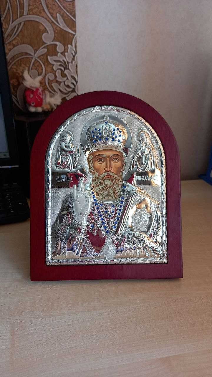 Ікона Святий Миколай Чудотворець 20х25 см