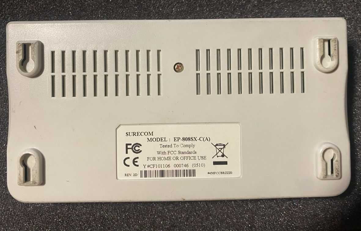 Surecom EP-808SX-C 8-ми портовий комутатор switch