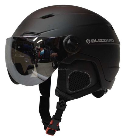 Kask narciarski Blizzard Visor black M/L 56-59cm L/XL 60-63cm