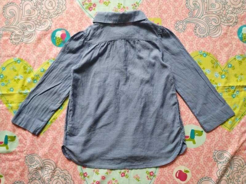 Джинсова,фірмова рубашка,туніка для дівчинки 3-4 р.-H&M