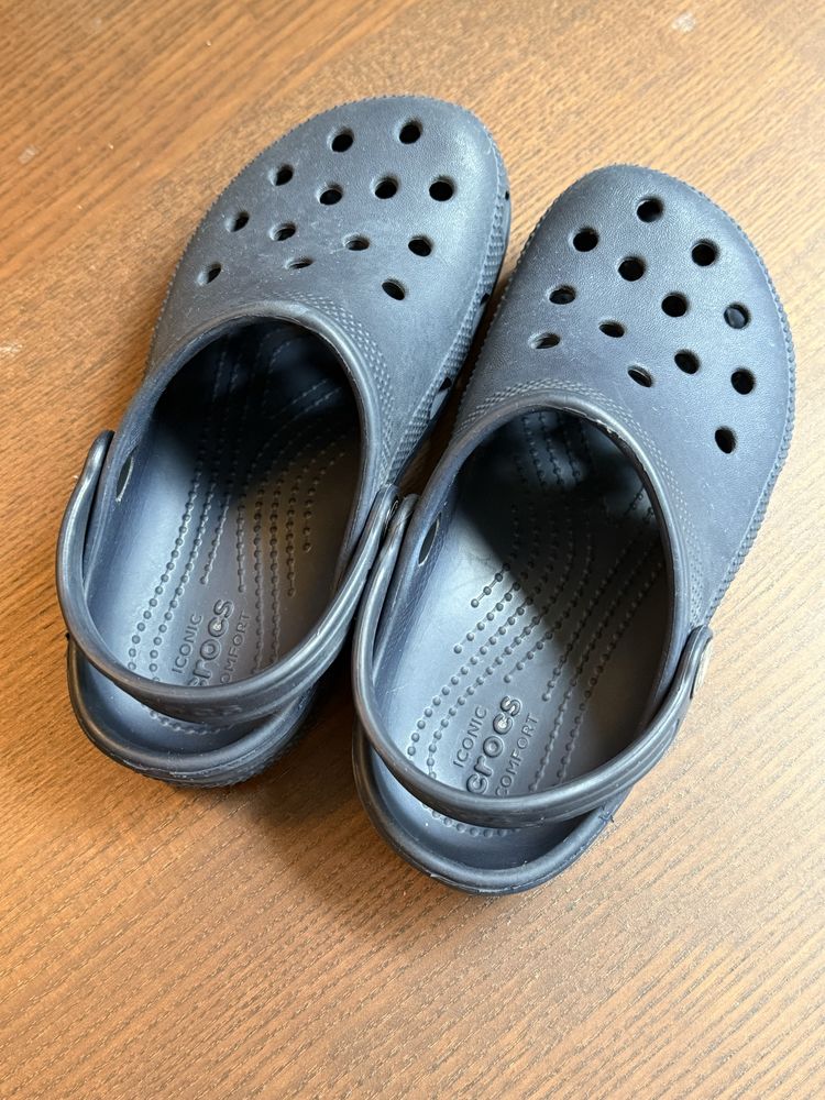 Crocs azul escuro originais