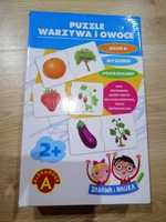 Puzzle dla dzieci Warzywa i owoce