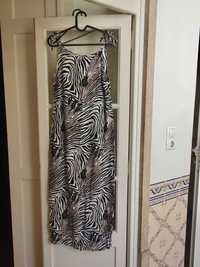 Fun Long Zebra Dress! Divertido vestido comprido de zebra!