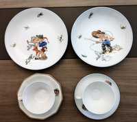 Conjunto de Pequeno almoço em porcelana S.P. Coimbra