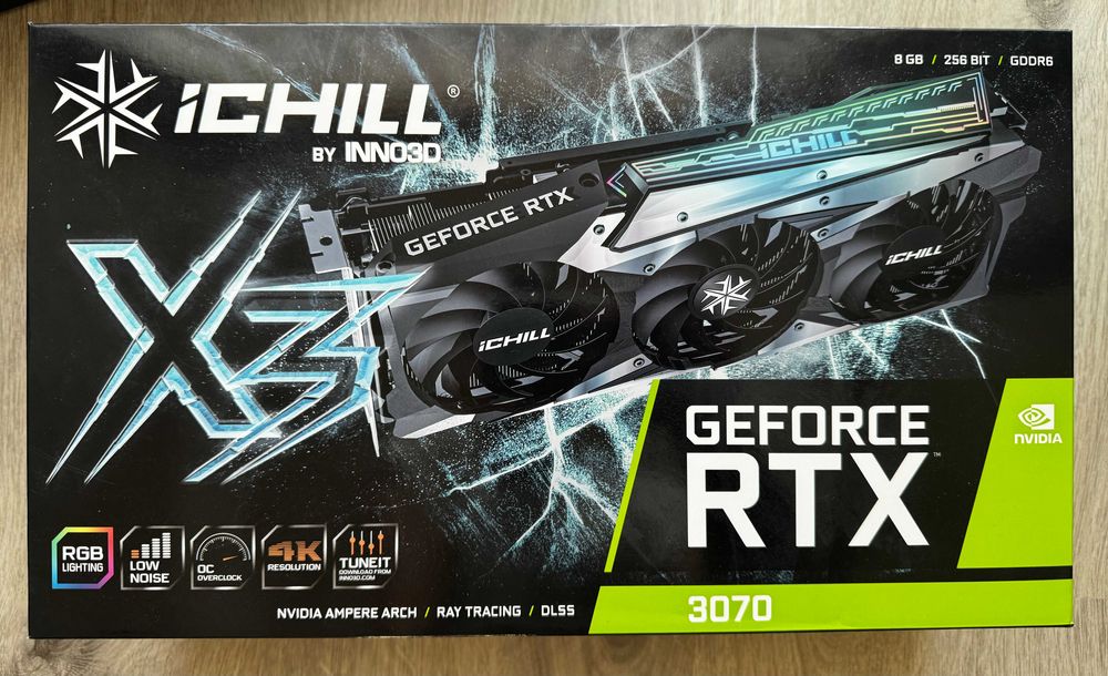 Відеокарта Inno3D GeForce RTX 3070 iCHILL X3 LHR