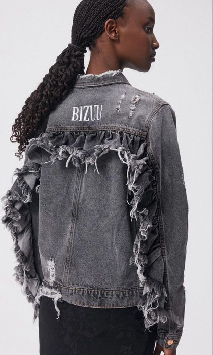 Bizuu jeansowa kurtka r. Xs kolor szary