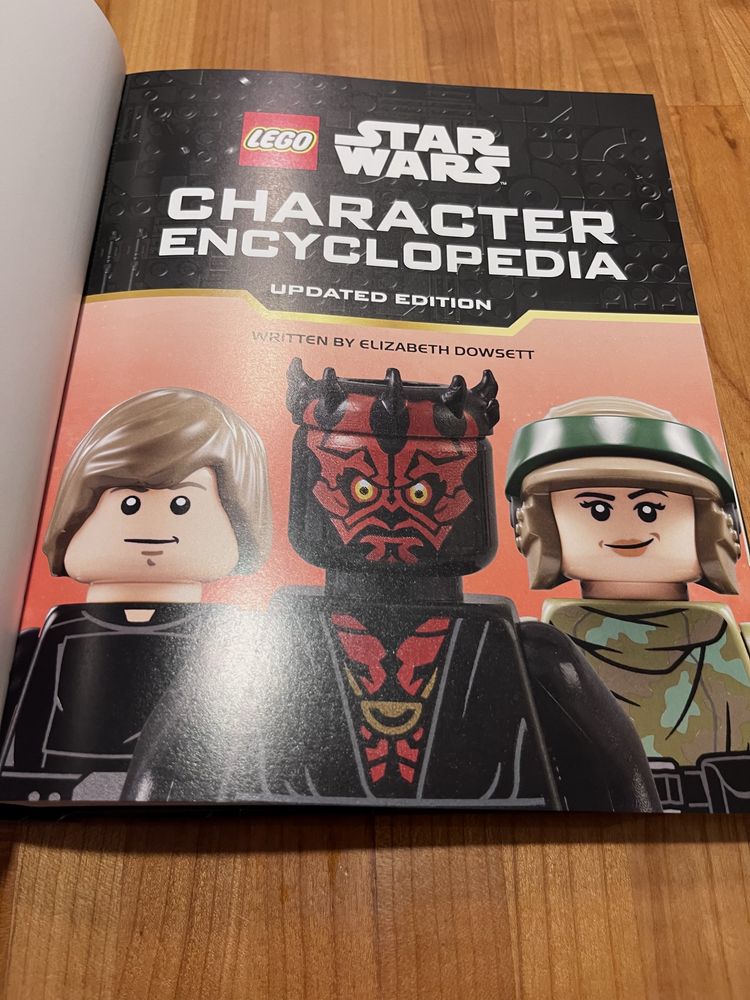Książka lego Star Wars encyklopedia postaci z figurka